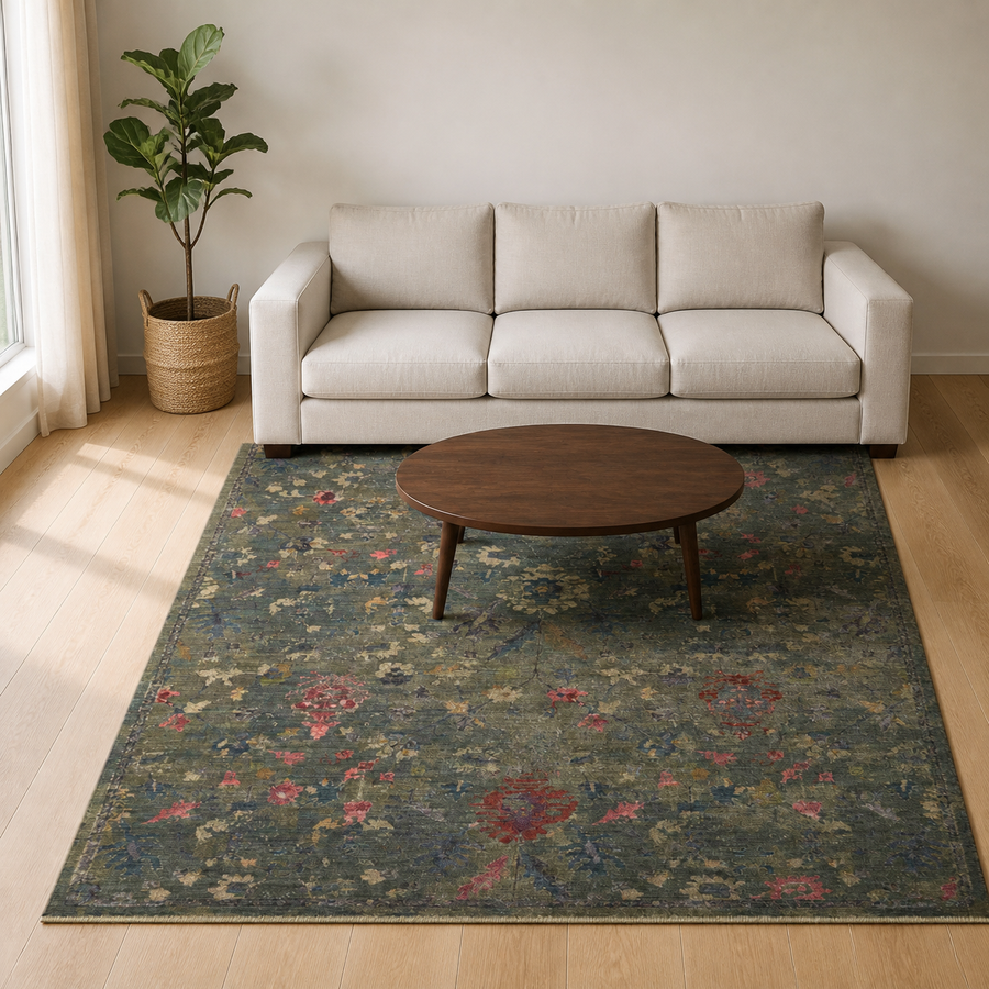 Living room | the rug shown in a living room