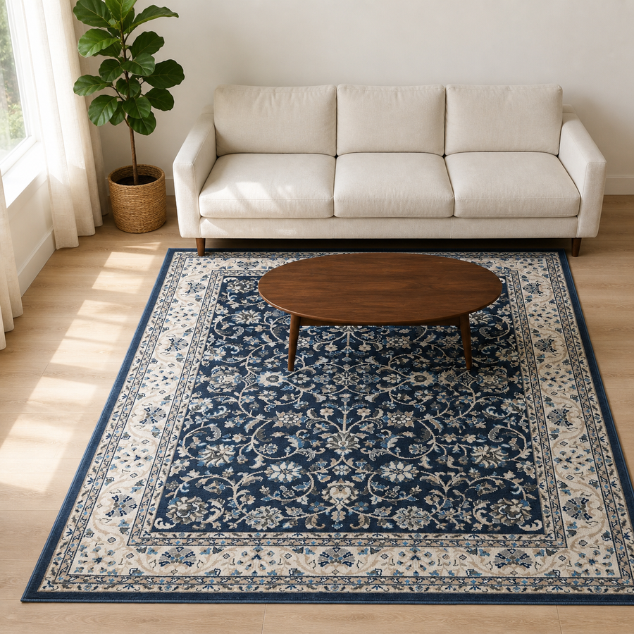 Living room | the rug shown in a living room