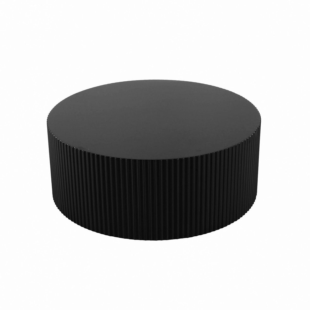 Round Coffee Table, 35.43 in W x 35.43 in D with Manufactured Wood
