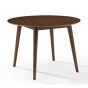 Round Dining Table, Seats 4, Rubberwood with Tapered Legs