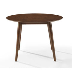 Round Dining Table, Seats 4, Rubberwood with Tapered Legs