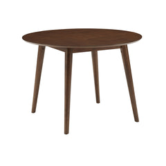 Round Dining Table, Seats 4, Rubberwood with Tapered Legs
