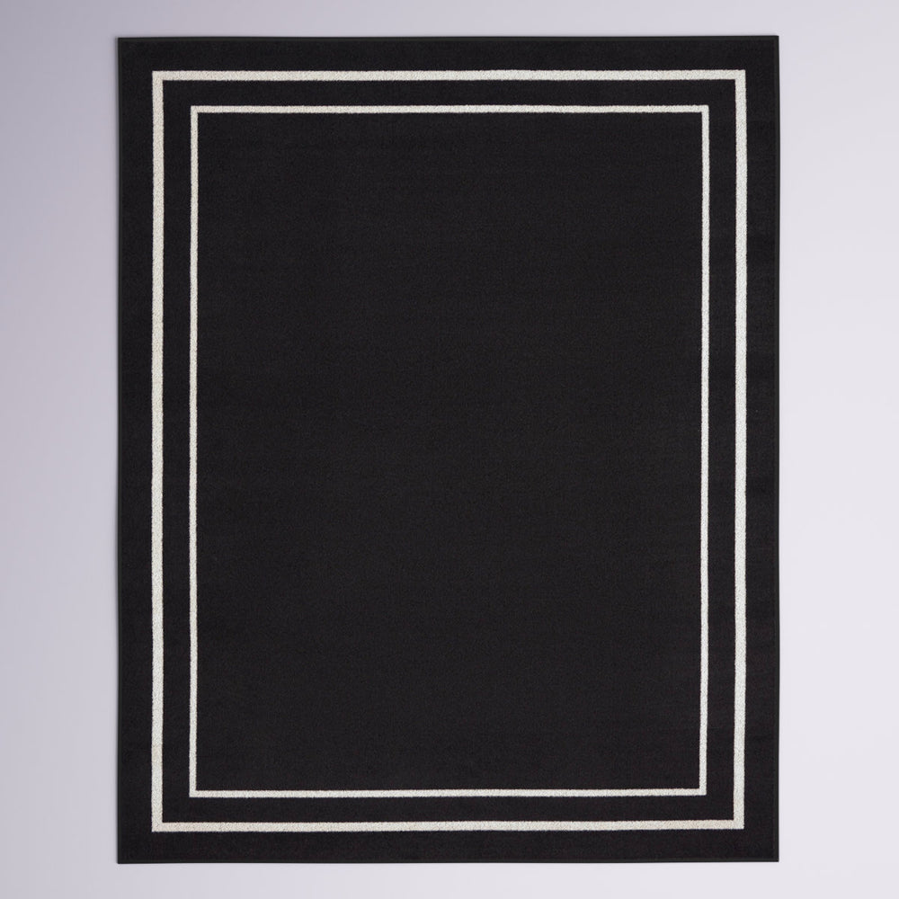 Bremhaus Baslow Black Bordered Rug