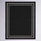 Bremhaus Baslow Black Bordered Rug