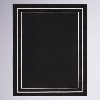 Bremhaus Baslow Black Bordered Rug