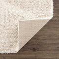 Folded corner | one corner turned back to show the backing and weave