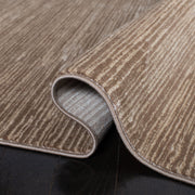 Folded corner | one corner turned back to show the pile and backing