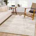 Full rug | the whole rug shown in a living room, front and side edges visible