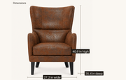 Dimensions | overall chair measurements 40.6 in high, 27.2 in wide and 35.4 in deep