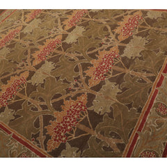 Runner Rug, 2'6" x 25', Hand Tufted Wool in Green