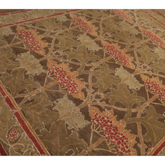 Runner Rug, 2'6" x 25', Hand Tufted Wool in Green