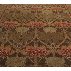 Runner Rug, 2'6" x 25', Hand Tufted Wool in Green