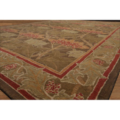 Runner Rug, 2'6" x 25', Hand Tufted Wool in Green