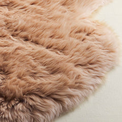 Runner Rug, 2 Ft x 6 Ft, Natural Beige Sheepskin