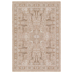 Runner Rug, 3 Ft x 12 Ft, Beige and Cream with Fringe