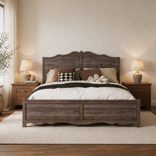 Grevane Scatness Solid Wood Platform Bed
