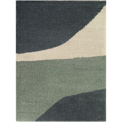 Shag Area Rug, 7'10" x 10' in Charcoal