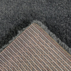 Shag Area Rug, 7'10" x 10' in Charcoal