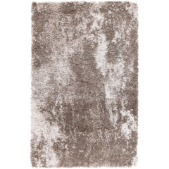 Shag Area Rug, 8 Ft 9 In x 12 Ft 2 In, Brown and Beige