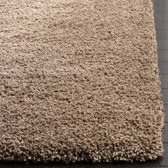 Shag Area Rug, 8 ft x 10 ft in Taupe Polypropylene