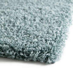 Shag Area Rug, 9 x 12 ft, Slate Blue with Polypropylene