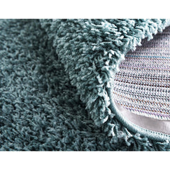 Shag Area Rug, 9 x 12 ft, Slate Blue with Polypropylene