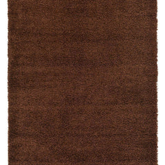 Shag Area Rug, 9' x 12' Rectangle in Brown