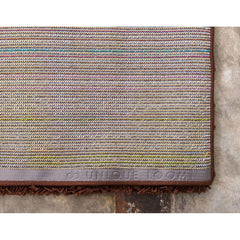 Shag Area Rug, 9' x 12' Rectangle in Brown