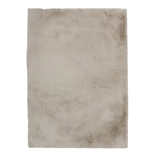 Shag Area Rug, Hand Tufted Polyester in Gray
