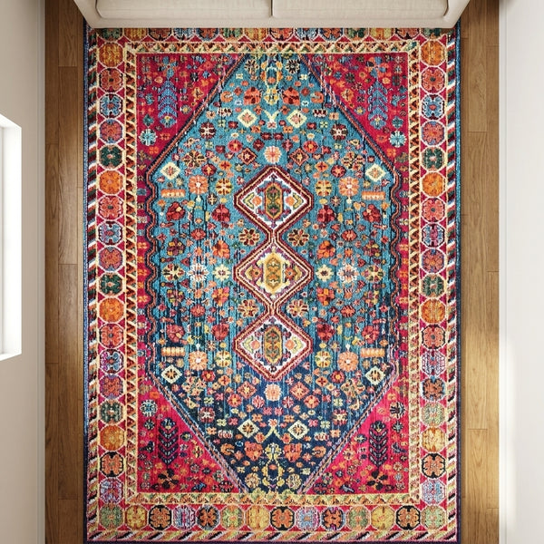 Tloom Shetucket Bohemian Power Loom Performance Rug