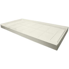 Shower Base, Linear, Single Threshold, Alcove, Right Drain, 48 x 36 In