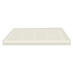 Shower Base, Linear, Single Threshold, Alcove, Right Drain, 48 x 36 In