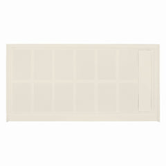 Shower Base, Linear, Single Threshold, Alcove, Right Drain, 48 x 36 In