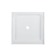 Shower Base, Voltaire, 42 in x 42 in Single Threshold in White