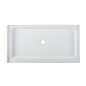 Shower Base, Voltaire, 60 in x 32 in with Center Drain in White