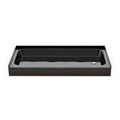 Shower Base, Voltaire, 60 x 30 with Right Drain in Glossy Black