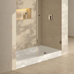 Shower Base, Voltaire, 60 x 30 with Right Drain in Glossy White