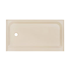 Shower Base, Voltaire, 60 x 36 in with Left-Hand Drain in Biscuit
