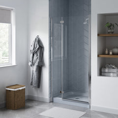 Shower Base, Voltaire, Single Threshold with Center Drain in Gray