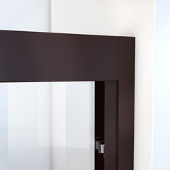 Shower Door, Duet Plus, Double Sliding, Semi-Frameless, Oil Rubbed Bronze