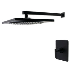 Shower Faucet, Manhattan, Single-Handle Pressure Balanced in Matte Black