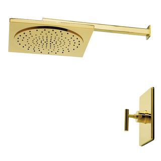 Shower Faucet, Manhattan, Single Handle Pressure Balanced in Polished Brass