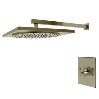 Shower Faucet, Restoration, Pressure Balanced Single Handle in Brushed Nickel
