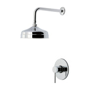 Shower Faucet Set, Concord, Single Handle, Brass, Polished Chrome