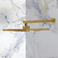 Shower Faucet Set, Restoration, Single Handle Pressure Balanced in Brushed Brass