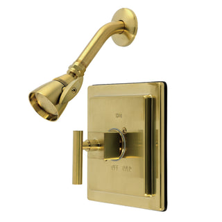 Shower Faucet Trim, Claremont, Single Handle, Brass, Brushed Brass