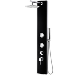 Shower Panel, Adjustable Shower Head, Stainless Steel, 59 Inch