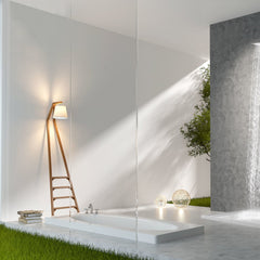 Shower Panel, Rhaus Series, 60 in with 6 Jets in White