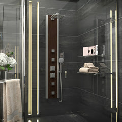 Shower Panel System, Monsoon, 57 in with 4 Jets