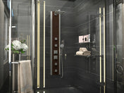Shower Panel System, Monsoon, 57 in with 4 Jets